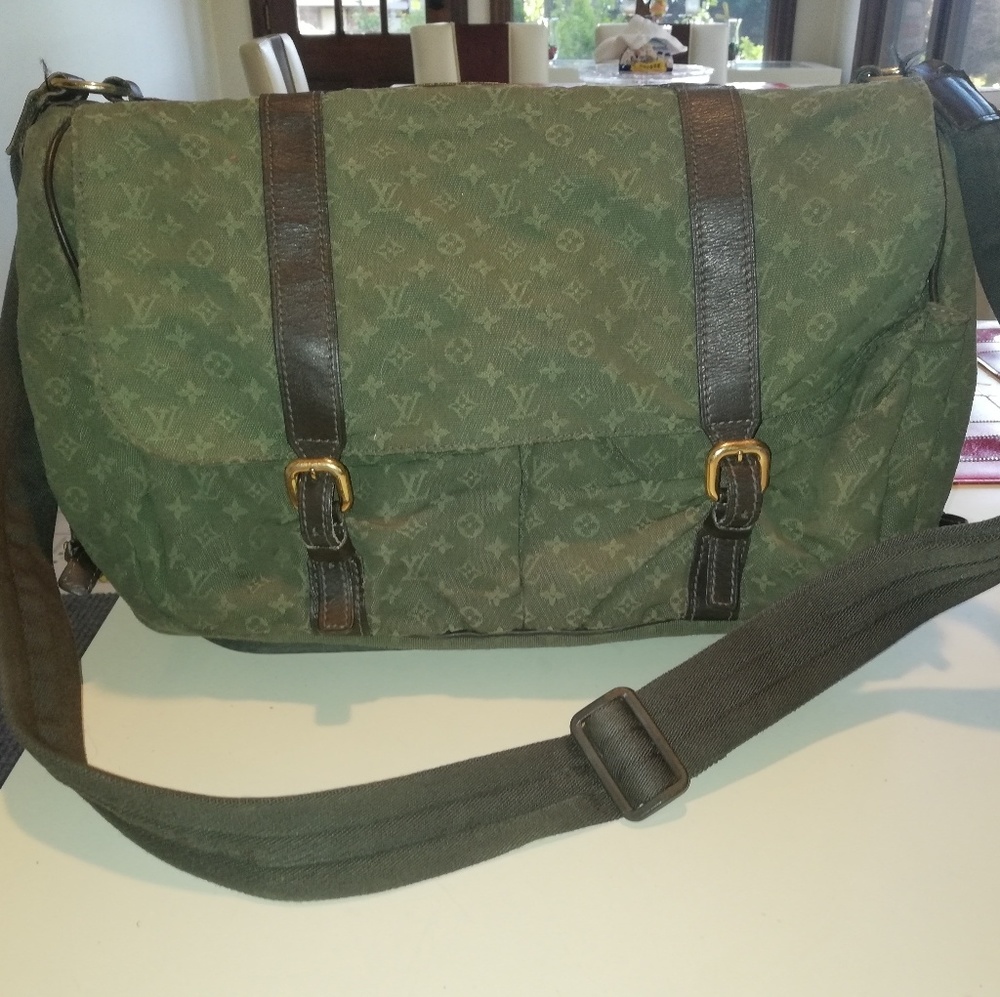 LV diaper bag